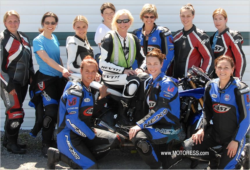 Woman Power Joining FAST Motorcycle Race Training Course - Vicki Gray