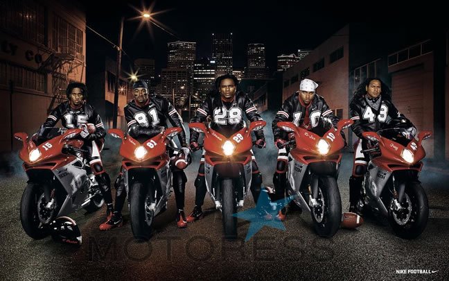 NFL Players on MV Agusta Motorcycles