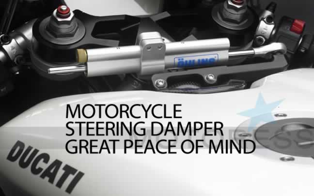 Motorcycle Steering Damper on MOTORESS