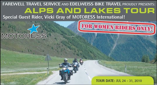 First Ever Women Only Edelweiss Bike Travel Motorcycle Tour - MOTORESS