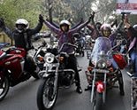 Rally India for Womens Rights on Motoress
