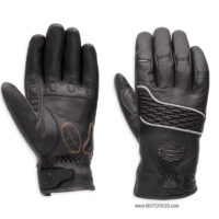 Harley-Davidson Dual Chamber Women’s Motorcycle Leather Gloves -MOTORESS