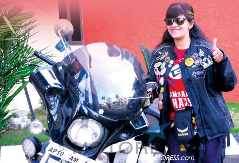 Sana Iqbal Completes Ride - MOTORESS