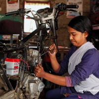 Bangladesh Government Training Women Motorcycle Mechanics - MOTORESS