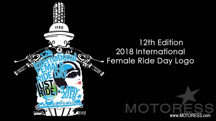 2018 International Female Ride Day Logo - MOTORESS