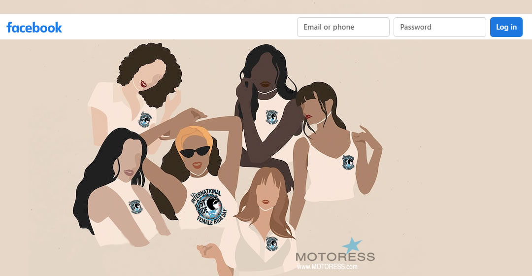 Join International Female Ride Day Facebook Page and Group - MOTORESS