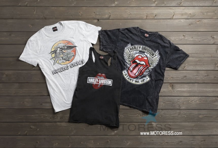 Harley-Davidson And The Rolling Stones Apparel - The MOTORESS