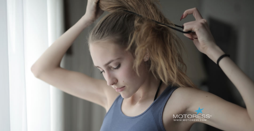 Ponytail Hair Care for Woman Riders - MOTORESS