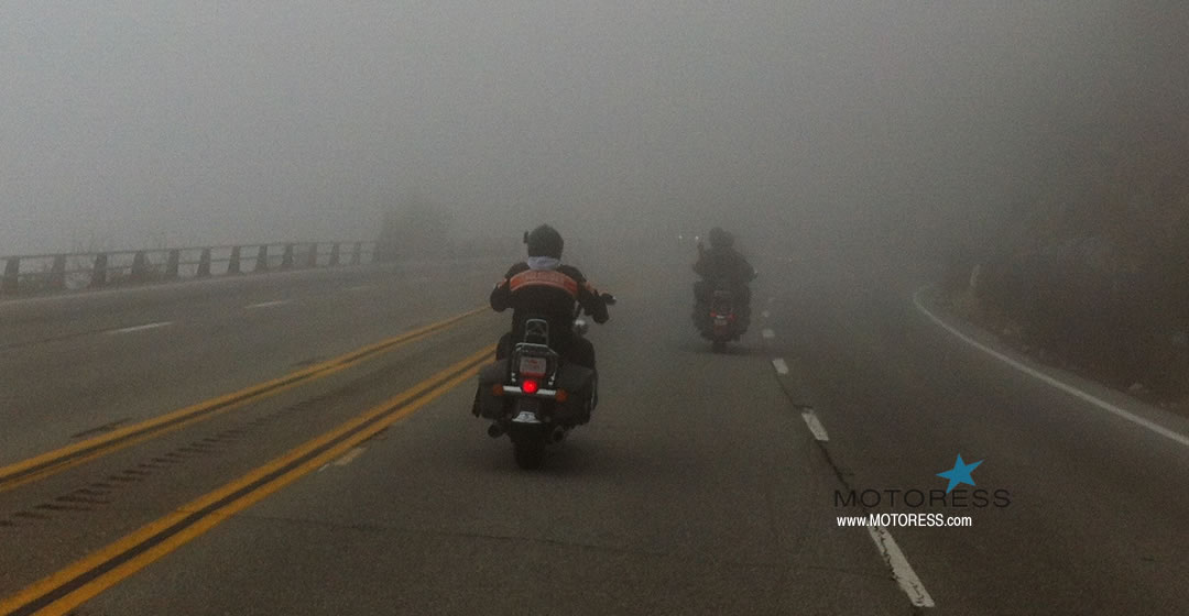 Riding Your Motorcycle in Fog: Pro Tips for Misty Weather - MOTORESS