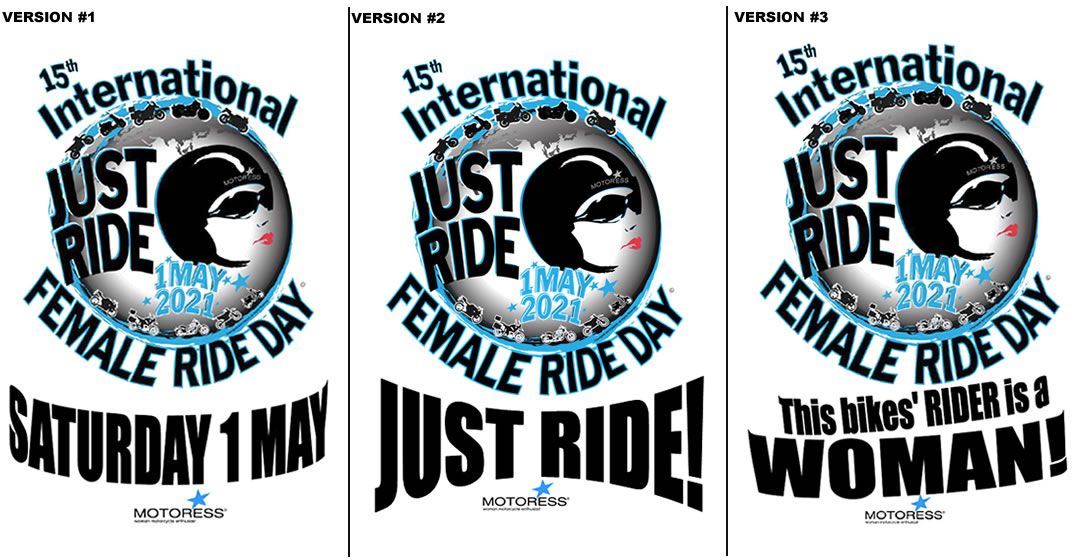 2021 International Female Ride Day Windscreen Flyer - MOTORESS