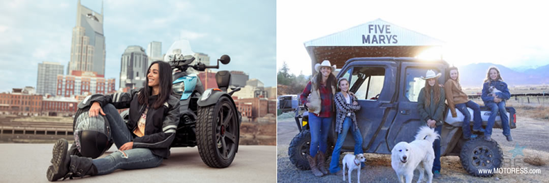 Can-Am Calls on Women Everywhere to Just Ride - MOTORESS