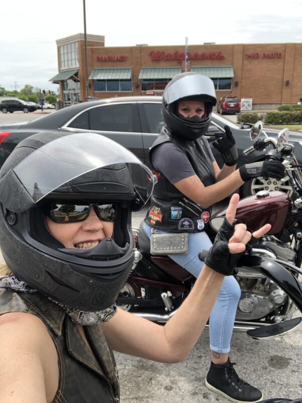 Nicole and I Rockin the Day