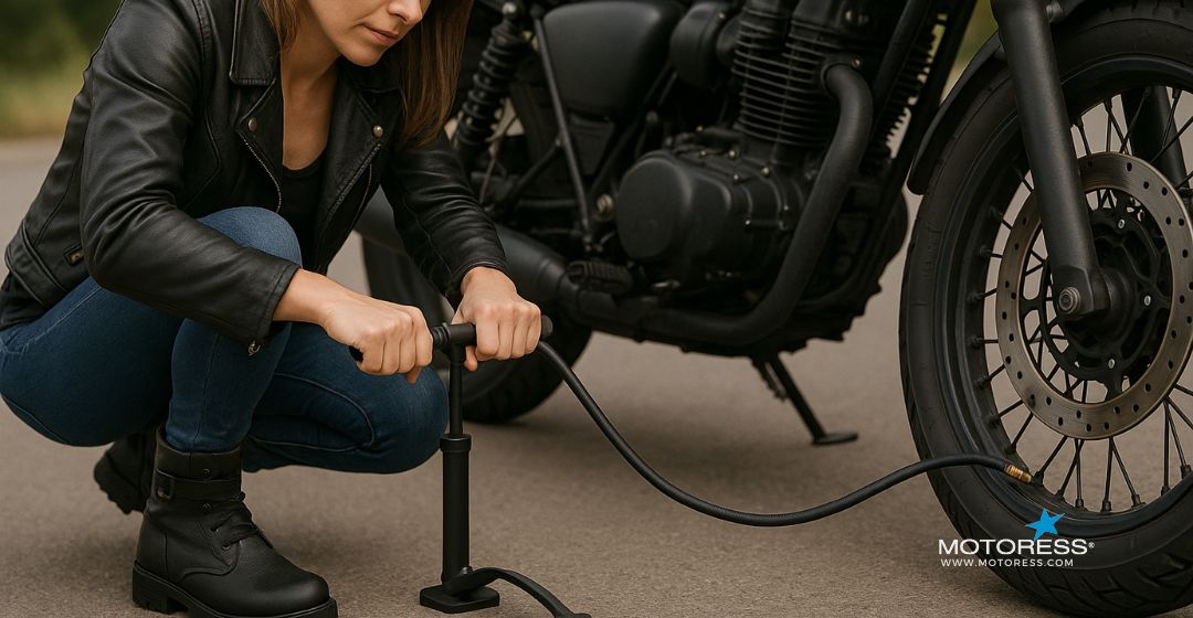How to Check and Manage Your Motorcycle Tire Pressure - MOTORESS