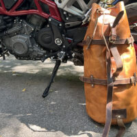 Handmade Leather Motorcycle Duffel Bag - MOTORESS
