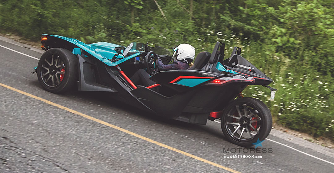 Polaris Slingshot R Ride Review - MOTORESS - Vicki Gray
