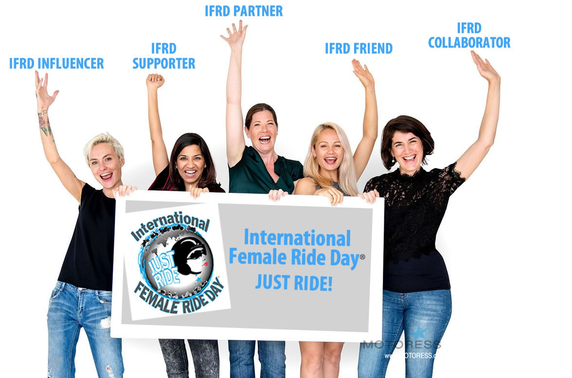 International Female Ride Day Relationships Invited - MOTORESS