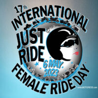 2023 International Female Ride Day Logo - JUST RIDE!