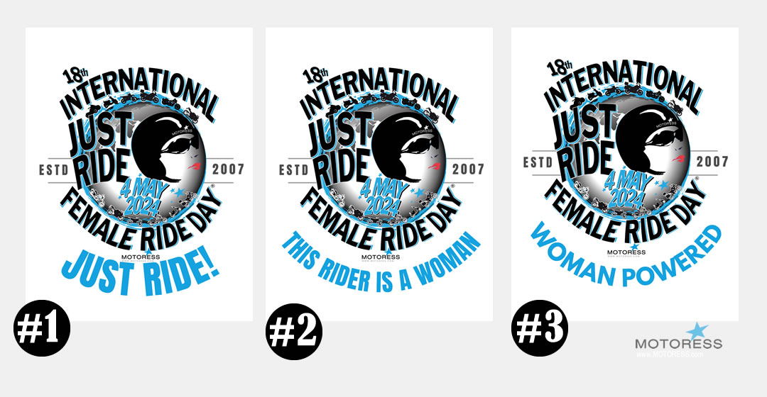 2024 International Female Ride Day Windscreen Flyer - MOTORESS