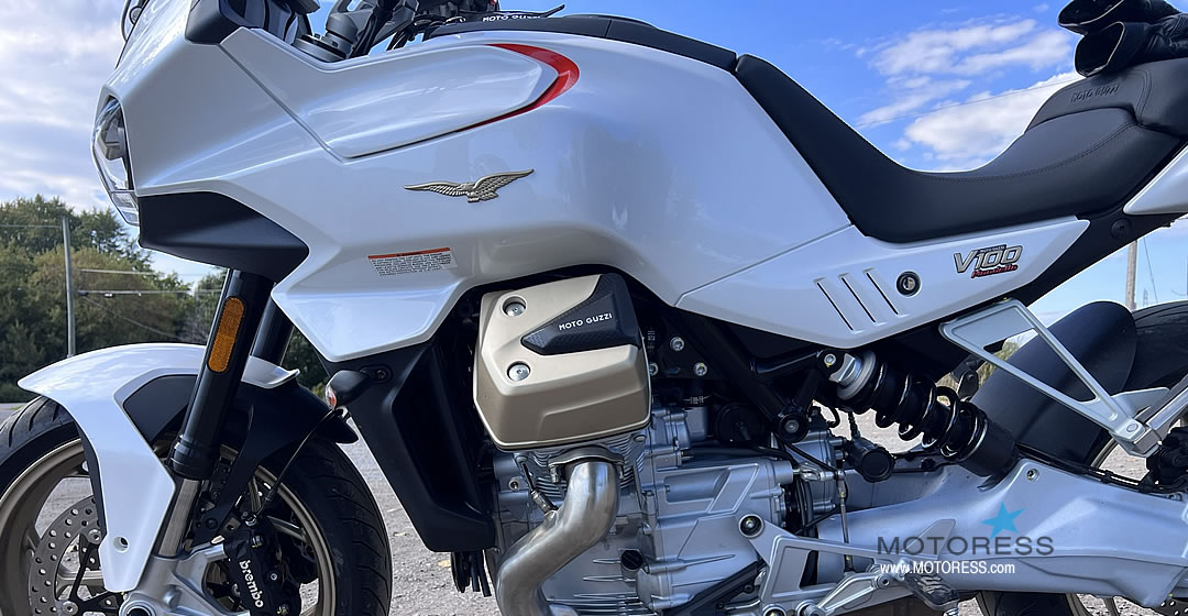 Moto Guzzi V100 Mandello Ride Review - MOTORESS by Vicki Gray