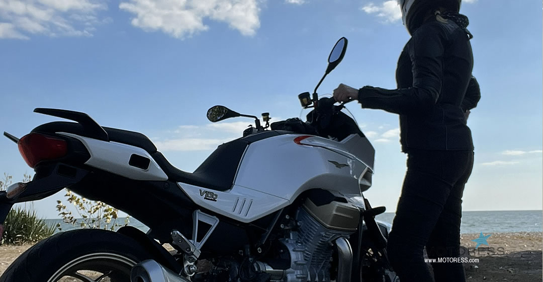 Moto Guzzi V100 Mandello Ride Review - MOTORESS by Vicki Gray