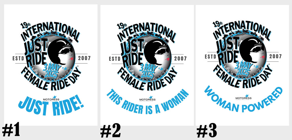 2025 International Female Ride Day Windscreen Flyer - MOTORESS