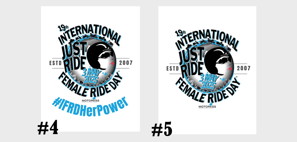 2025 International Female Ride Day Windscreen Flyer - MOTORESS