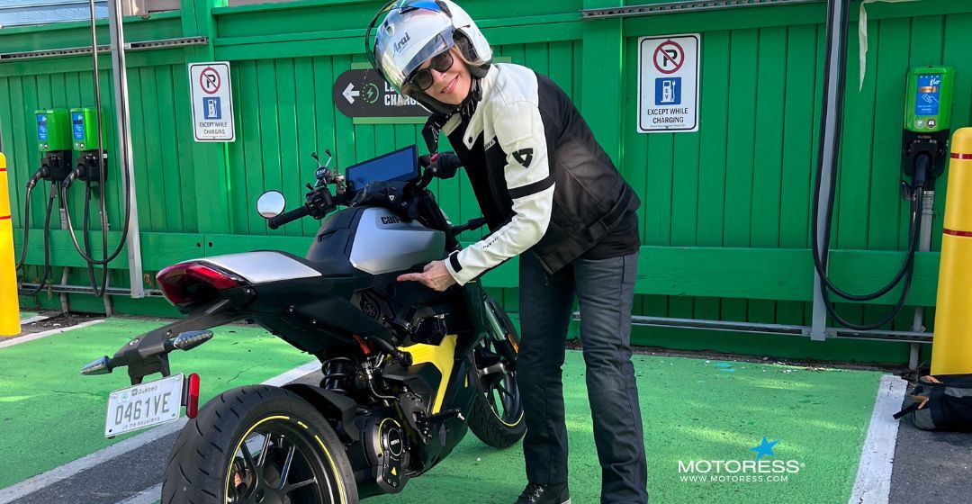 Electric Motorcycle Charging: First Level 2 With The Can-Am Pulse - Vicki's Blog MOTORESS