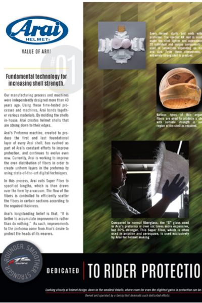 Arai Helmets Partner MOTORESS