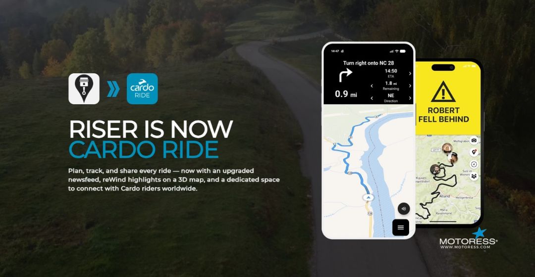 Cardo Ride App Expands The Connected Motorcycle Experience - MOTORESS